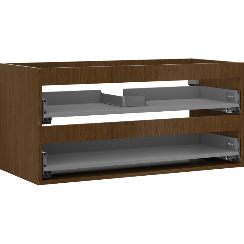 Mexen Box-A valamualuse kapi korpus 100 cm, 2 sahtlit, pähkel - 91AX0-1000-470-2-86
