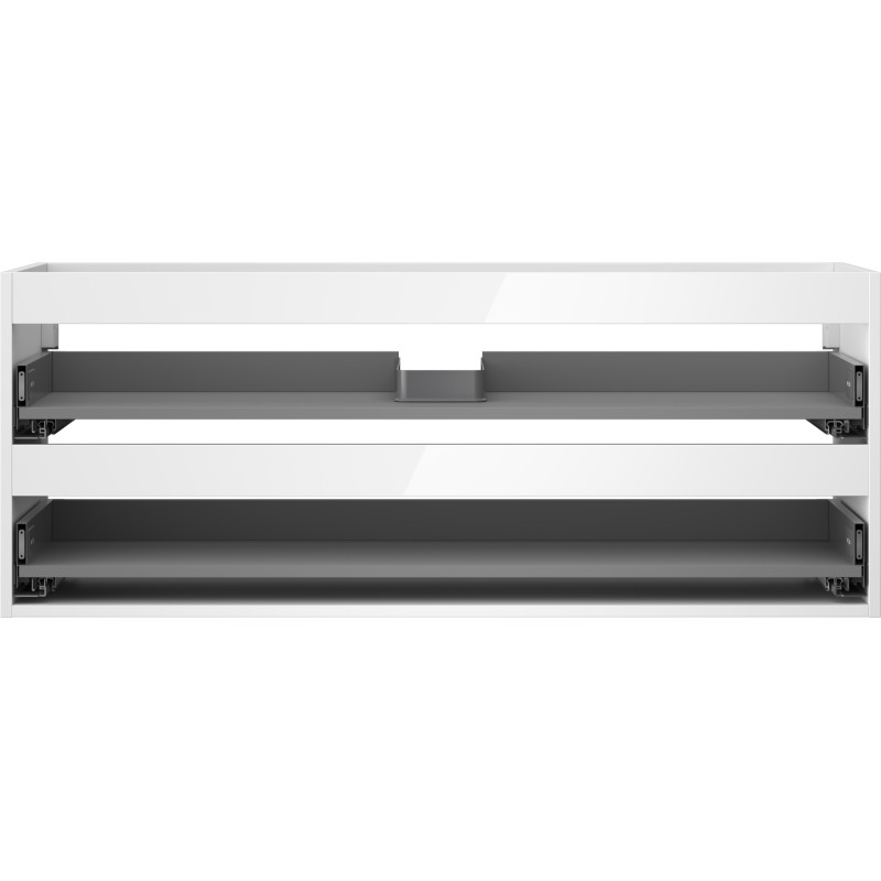 Mexen Box-A kućište ormarića ispod umivaonika 120 cm, 2 ladice, bijeli sjaj - 91AX0-1200-470-2-00