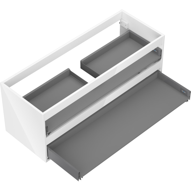 Mexen Box-A valamukapi korpus 120 cm, 2 sahtlit, valge läige - 91AX0-1200-470-2-00