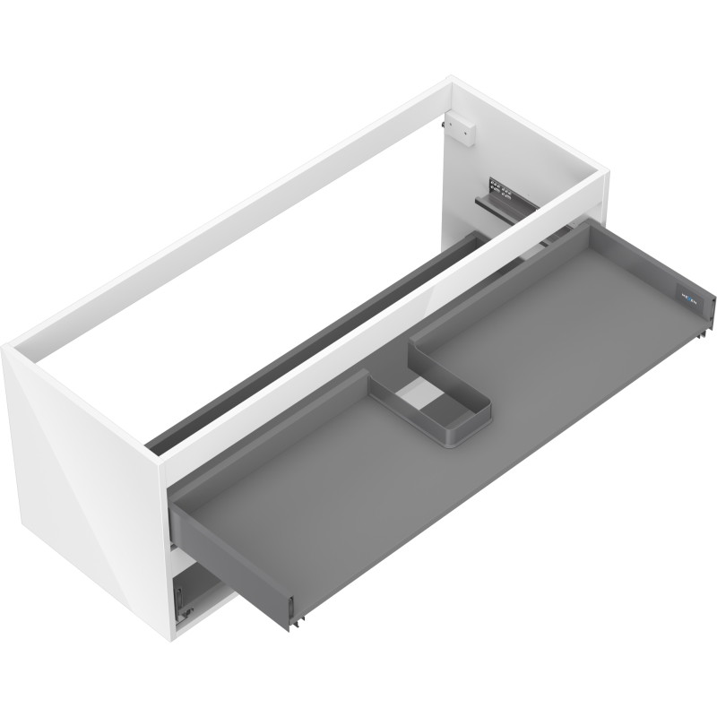 Mexen Box-A valamukapi korpus 120 cm, 2 sahtlit, valge läige - 91AX0-1200-470-2-00
