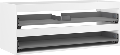 Mexen Box-A structure de l'armoire sous lavabo 120 cm, 2 tiroirs, blanc mat - 91AX0-1200-470-2-01