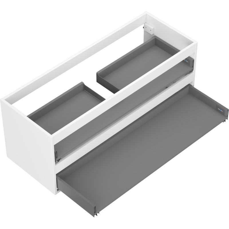 Mexen Box-A valamu allkapi aluskorpus, 120 cm, 2 sahtlit, valge matt - 91AX0-1200-470-2-01