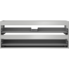 Mexen Box-A ormar za umivaonik 120 cm, 2 ladice, sivi mat - 91AX0-1200-470-2-62