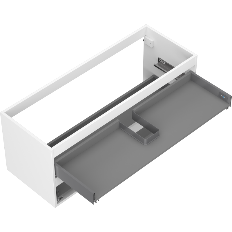 Mexen Box-A korpus szafki podumywalkowej 120 cm, 2 szuflady, biały mat - 91AX0-1200-470-2-01