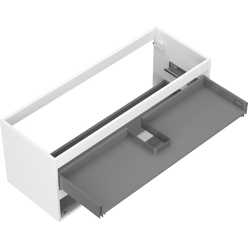 Mexen Box-A kućište ormarića ispod umivaonika 120 cm, 2 ladice, bijela mat - 91AX0-1200-470-2-01