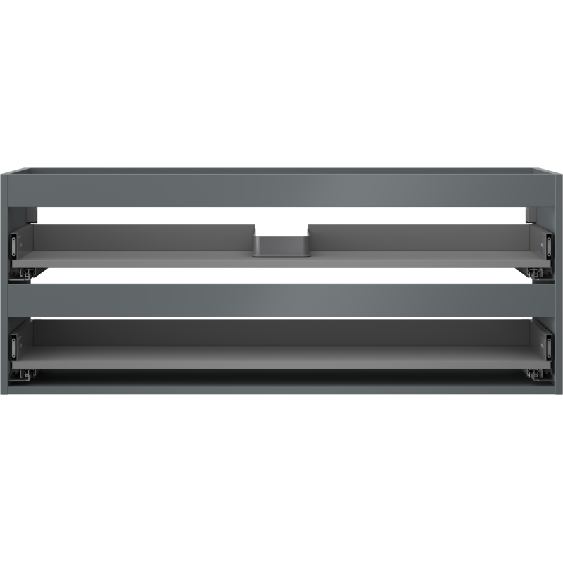 Mexen Box-A Kierper vun der Ënnerwierfkabinett 120 cm, 2 Tiräng, grafit matte - 91AX0-1200-470-2-66