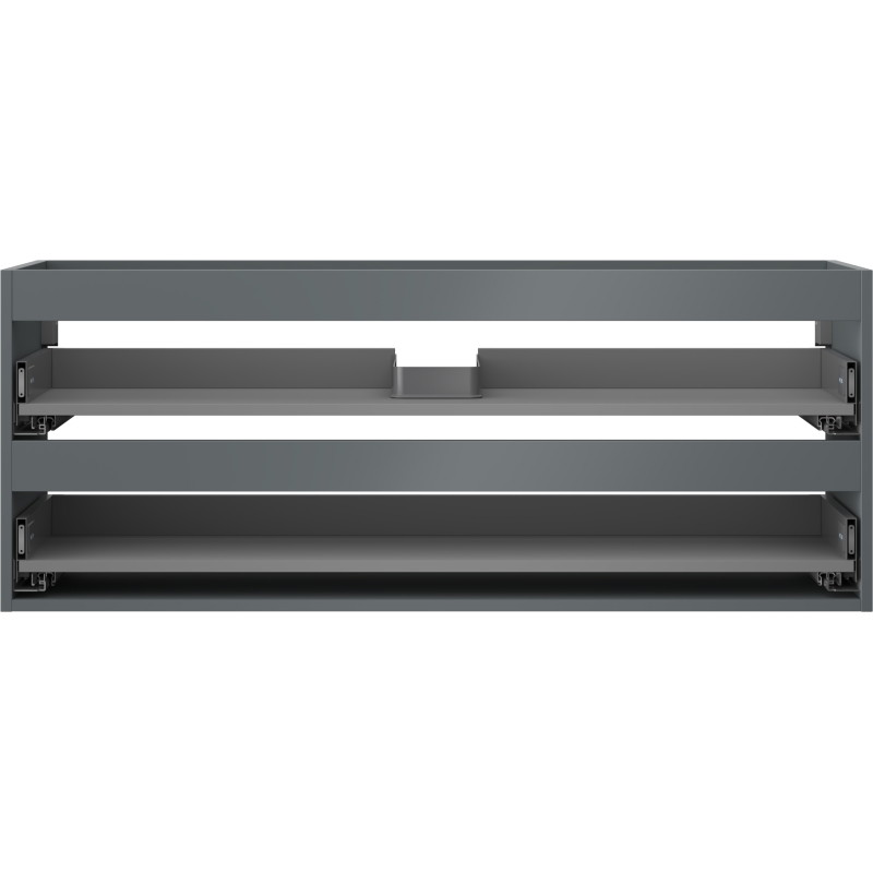 Mexen Box-A ormar ispod umivaonika 120 cm, 2 ladice, mat grafit - 91AX0-1200-470-2-66