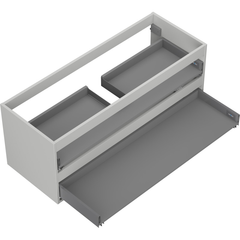 Mexen Box-A kappkorpus valamukappi jaoks 120 cm, 2 sahtlit, hall matt - 91AX0-1200-470-2-62