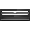 Mexen Box-A Schrankkorpus unter Waschbecken 120 cm, 2 Schubladen, schwarzer Hochglanz - 91AX0-1200-470-2-70