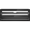 Mexen Box-A valamualusturi kapi korpus 120 cm, 2 sahtlit, must läige - 91AX0-1200-470-2-70