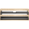 Mexen Box-A okvir ormarića ispod umivaonika 120 cm, 2 ladice, hrast - 91AX0-1200-470-2-81