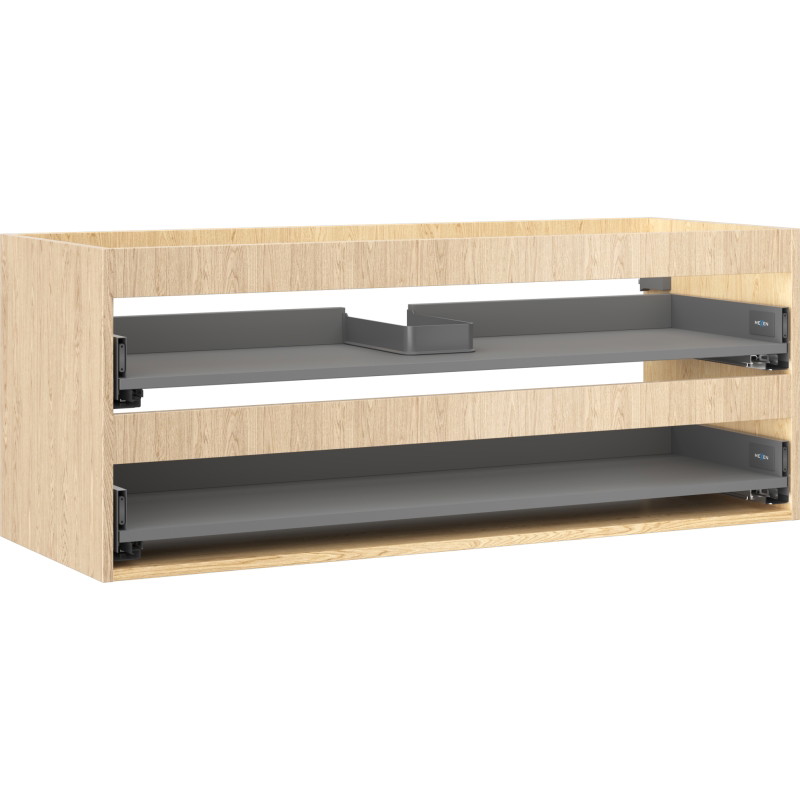 Mexen Box-A valamukapi korpus 120 cm, 2 sahtlit, tamm - 91AX0-1200-470-2-81