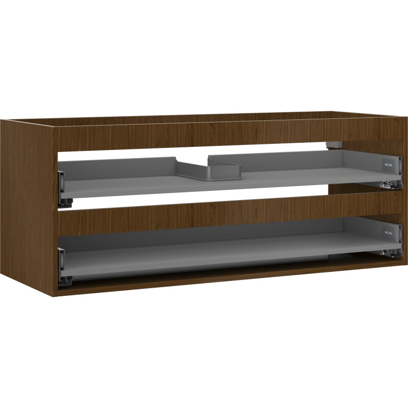 Mexen Box-A valamu aluskapi korpus 120 cm, 2 sahtlit, pähkel - 91AX0-1200-470-2-86
