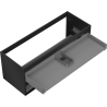 Mexen Box-A Unterschrankkorpus 120 cm, 2 Schubladen, Schwarz Matt - 91AX0-1200-470-2-71