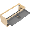 Mexen Box-A korpus szafki podumywalkowej 120 cm, 2 szuflady, dąb - 91AX0-1200-470-2-81
