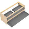 Mexen Box-A valamukapi korpus 120 cm, 2 sahtlit, tamm - 91AX0-1200-470-2-81