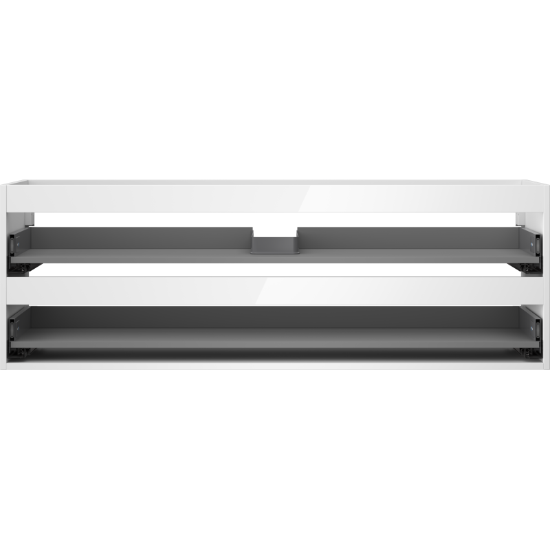 Mexen Box-A cabinet body for washbasin 140 cm, 2 drawers, white gloss - 91AX0-1400-470-2-00