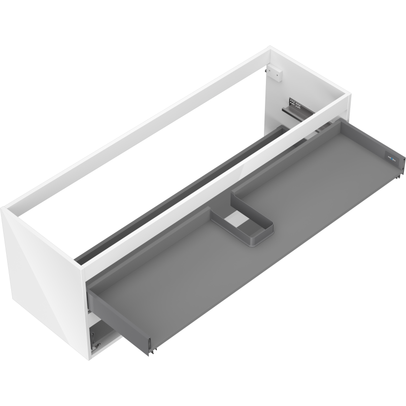 Mexen Box-A cabinet body for washbasin 140 cm, 2 drawers, white gloss - 91AX0-1400-470-2-00