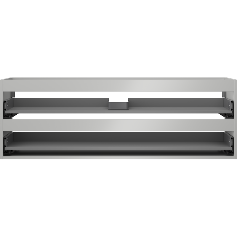 Mexen Box-A Unterschrank-Korpus 140 cm, 2 Schubladen, graues Matt - 91AX0-1400-470-2-62