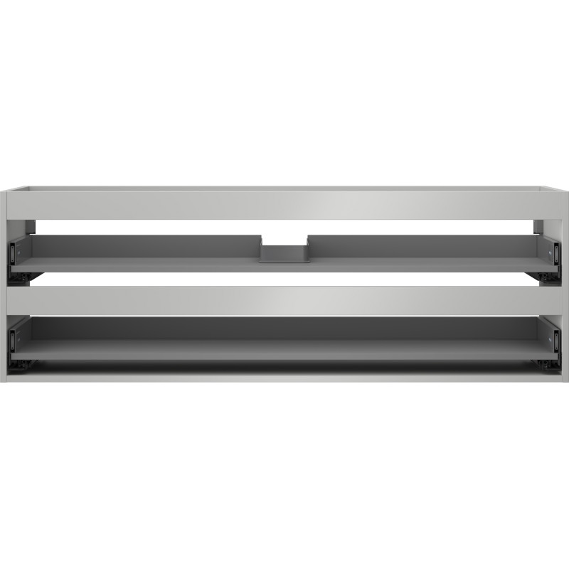 Mexen Box-A valamu alune kapi korpus 140 cm, 2 sahtlit, hall matt - 91AX0-1400-470-2-62