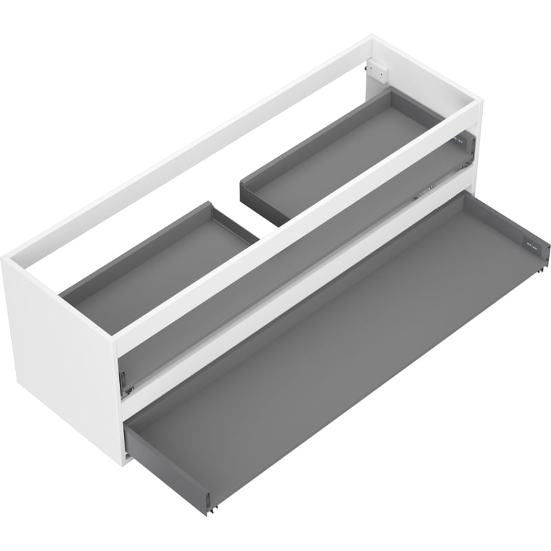 Mexen Box-A kraanikaapikapp korpus 140 cm, 2 sahtlit, valge matt - 91AX0-1400-470-2-01