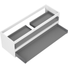 Mexen Box-A cabinet body for washbasin 140 cm, 2 drawers, white matte - 91AX0-1400-470-2-01