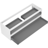 Mexen Box-A kastlichaam voor wastafel 140 cm, 2 laden, witte mat - 91AX0-1400-470-2-01