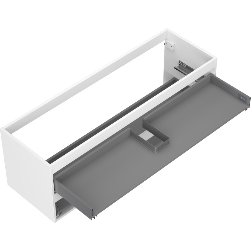 Mexen Box-A kućište ormarića ispod umivaonika 140 cm, 2 ladice, bijeli mat - 91AX0-1400-470-2-01