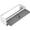 Mexen Box-A kraanikaapikapp korpus 140 cm, 2 sahtlit, valge matt - 91AX0-1400-470-2-01