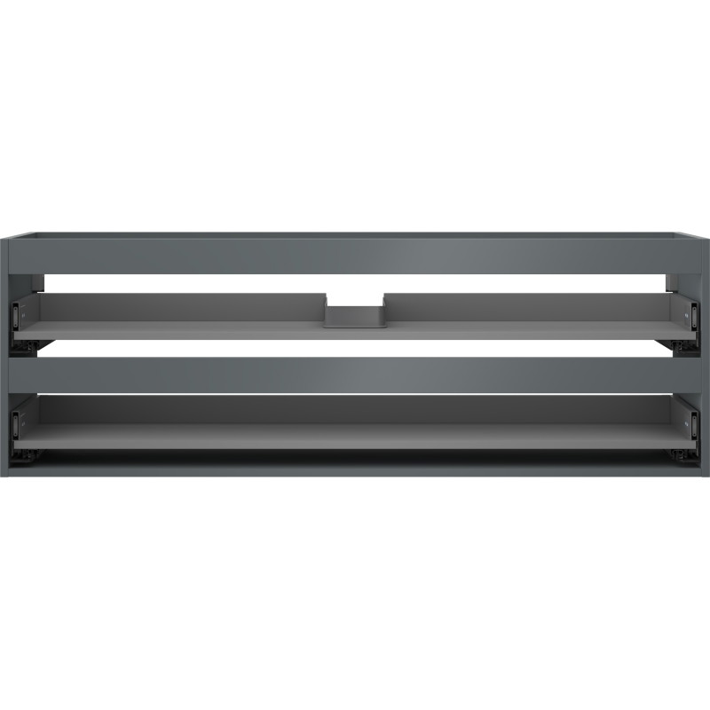 Mexen Box-A valamualuse korpus 140 cm, 2 sahtlit, matt grafiit - 91AX0-1400-470-2-66