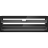 Mexen Box-A cabinet body with 140 cm width, 2 drawers, glossy black - 91AX0-1400-470-2-70
