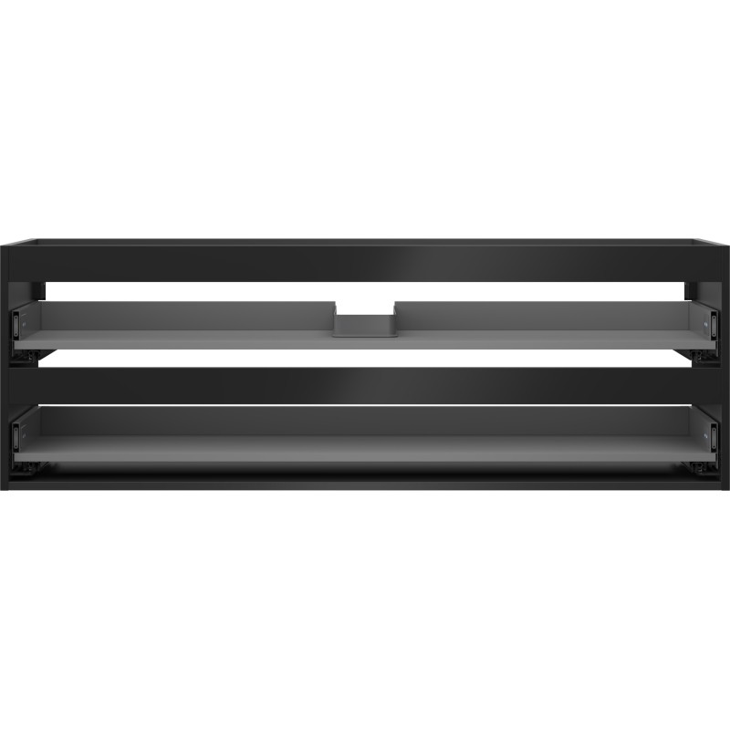 Mexen Box-A valamualuse kapi korpus 140 cm, 2 sahtlit, must matt - 91AX0-1400-470-2-71