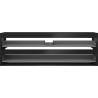 Mexen Box-A valamualuse kapi korpus 140 cm, 2 sahtlit, must matt - 91AX0-1400-470-2-71
