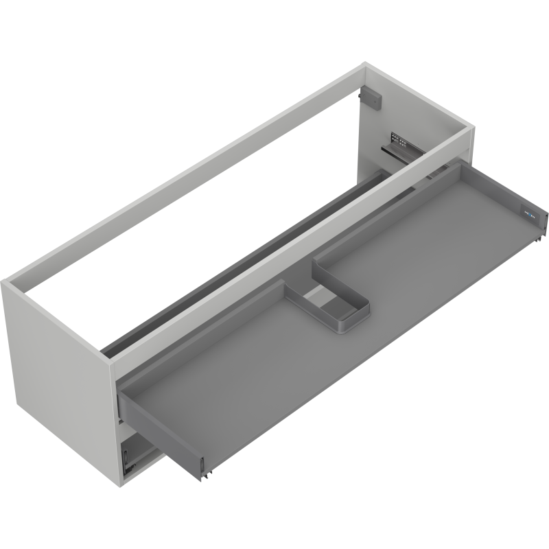 Mexen Box-A Kierper vun engem Ënnerschaf fir ënner dem Lavabo 140 cm, 2 Schief, gro matt - 91AX0-1400-470-2-62