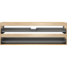 Mexen Box-A valamu aluse kapi raam 140 cm, 2 sahtlit, tamm - 91AX0-1400-470-2-81