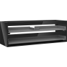 Mexen Box-A cabinet body for washbasin 140 cm, 2 drawers, black gloss - 91AX0-1400-470-2-70