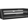 Mexen Box-A valamualuse kapi korpus 140 cm, 2 sahtlit, must läige - 91AX0-1400-470-2-70
