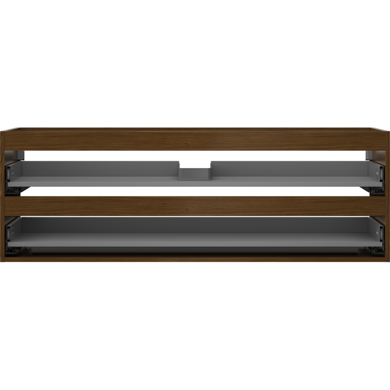 Mexen Box-A korpus szafki podumywalkowej 140 cm, 2 szuflady, orzech - 91AX0-1400-470-2-86