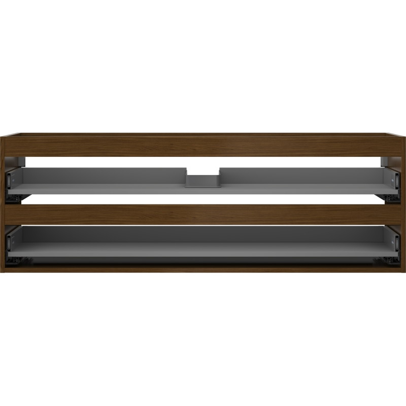 Mexen Box-A valamualuse kapi korpus 140 cm, 2 sahtlit, pähkel - 91AX0-1400-470-2-86