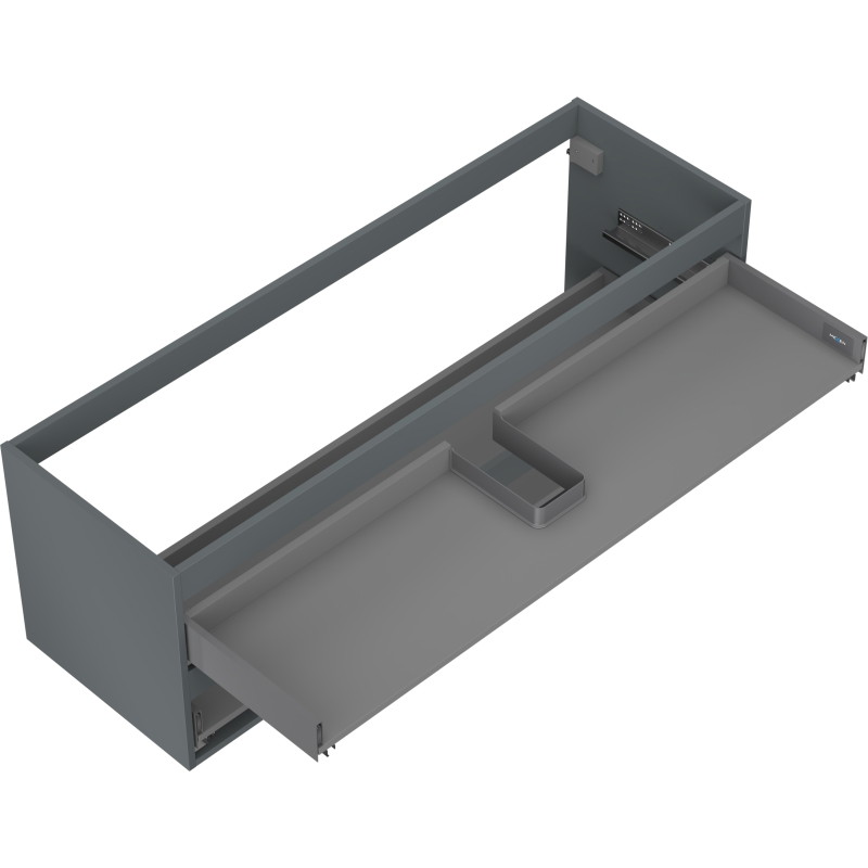 Mexen Box-A valamualuse korpus 140 cm, 2 sahtlit, matt grafiit - 91AX0-1400-470-2-66
