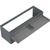 Mexen Box-A valamualuse korpus 140 cm, 2 sahtlit, matt grafiit - 91AX0-1400-470-2-66