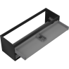 Mexen Box-A valamualuse kapi korpus 140 cm, 2 sahtlit, must matt - 91AX0-1400-470-2-71