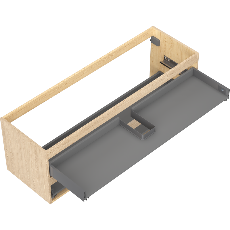 Mexen Box-A 140 cm alakaapin runko, 2 laatikkoa, tammi - 91AX0-1400-470-2-81