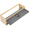 Mexen Box-A valamu aluse kapi raam 140 cm, 2 sahtlit, tamm - 91AX0-1400-470-2-81
