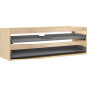 Mexen Box-A korpus szafki podumywalkowej 140 cm, 2 szuflady, dąb - 91AX0-1400-470-2-81
