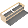 Mexen Box-A korpus szafki podumywalkowej 140 cm, 2 szuflady, dąb - 91AX0-1400-470-2-81