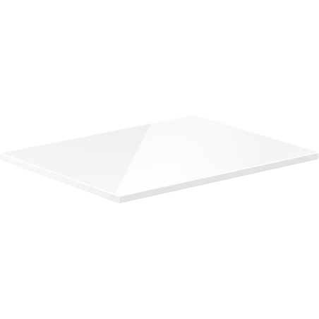 Mexen Uni blat naszafkowy 50 cm, biały połysk - 91AXX-0504-464-18-00