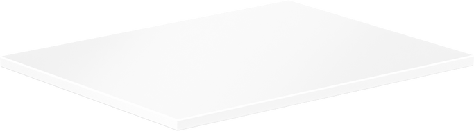 Mexen Uni dessus de meuble 60 cm, blanc mat - 91AXX-0604-464-18-01