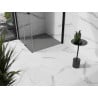Mexen Stone+ composite square shower tray 70 x 70 cm, gray-concrete - 44617070
