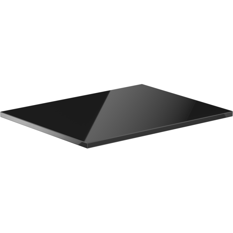 Mexen Uni blat naszafkowy 60 cm, czarny połysk - 91AXX-0604-464-18-70